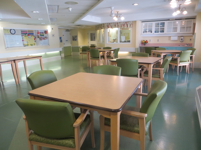 Meals are prepared in our kitchen with options offered to residents at serving time